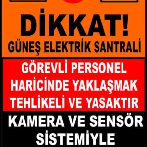 Uyarı Levhası Model:5