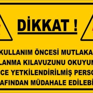 Uyarı Levhası Model:27