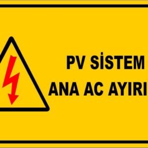 Uyarı Levhası Model:43