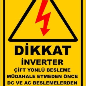 Uyarı Levhası Model:13