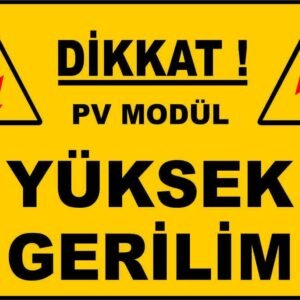 Uyarı Levhası Model:40