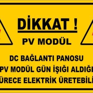 Uyarı Levhası Model:42