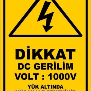 Uyarı Levhası Model:11