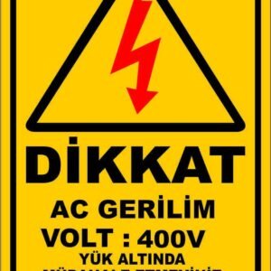 Uyarı Levhası Model:12