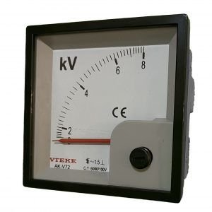Vteke OG ANALOG VOLTMETRE 96 X 96 (XX kV/110V)