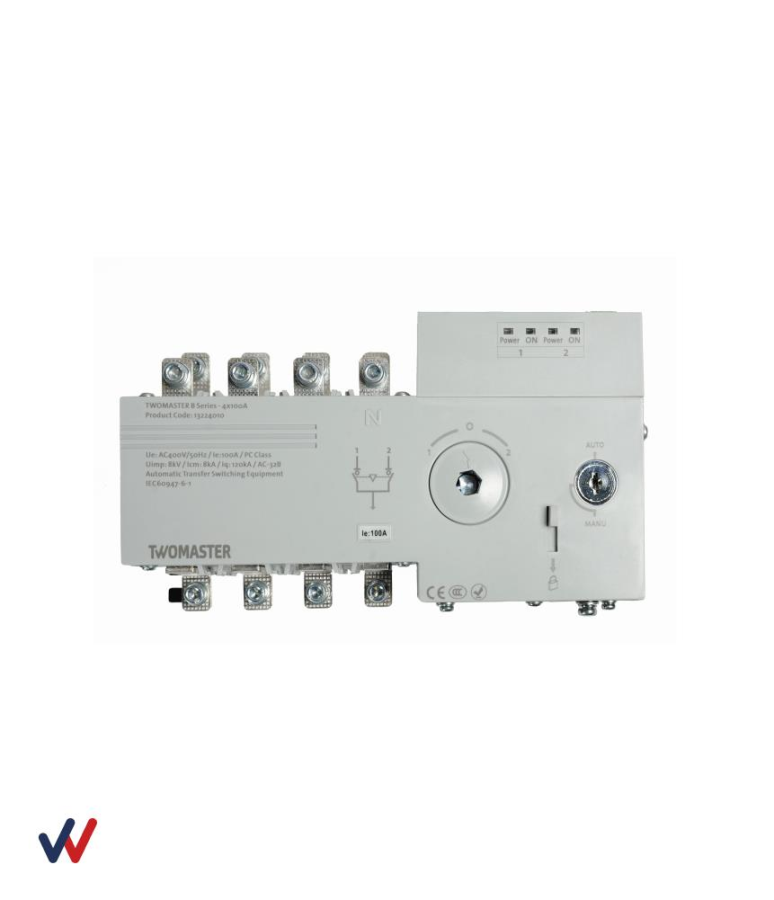 TWOMASTER-B 4x80A Otomatik Transfer Şalteri
