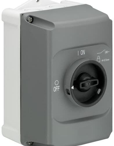 ABB 1SAM201911R1010 IB132-G Enclosure, GY/BK, IP65