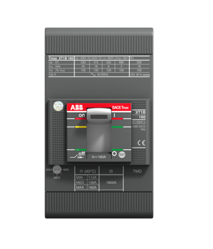 ABB 1SDA067413R1 XT1N 160 TMD 50-500 3p F F               (3x50A 36kA Ayar Sahalı Şalter)