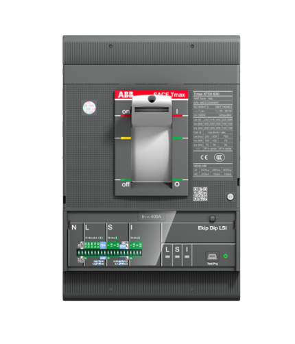 ABB 1SDA100355R1 XT5N 630 Ekip Dip LS/I In=630 3p F F (3x630A 36kA Ayar Sahalı Şalter (LS/I))