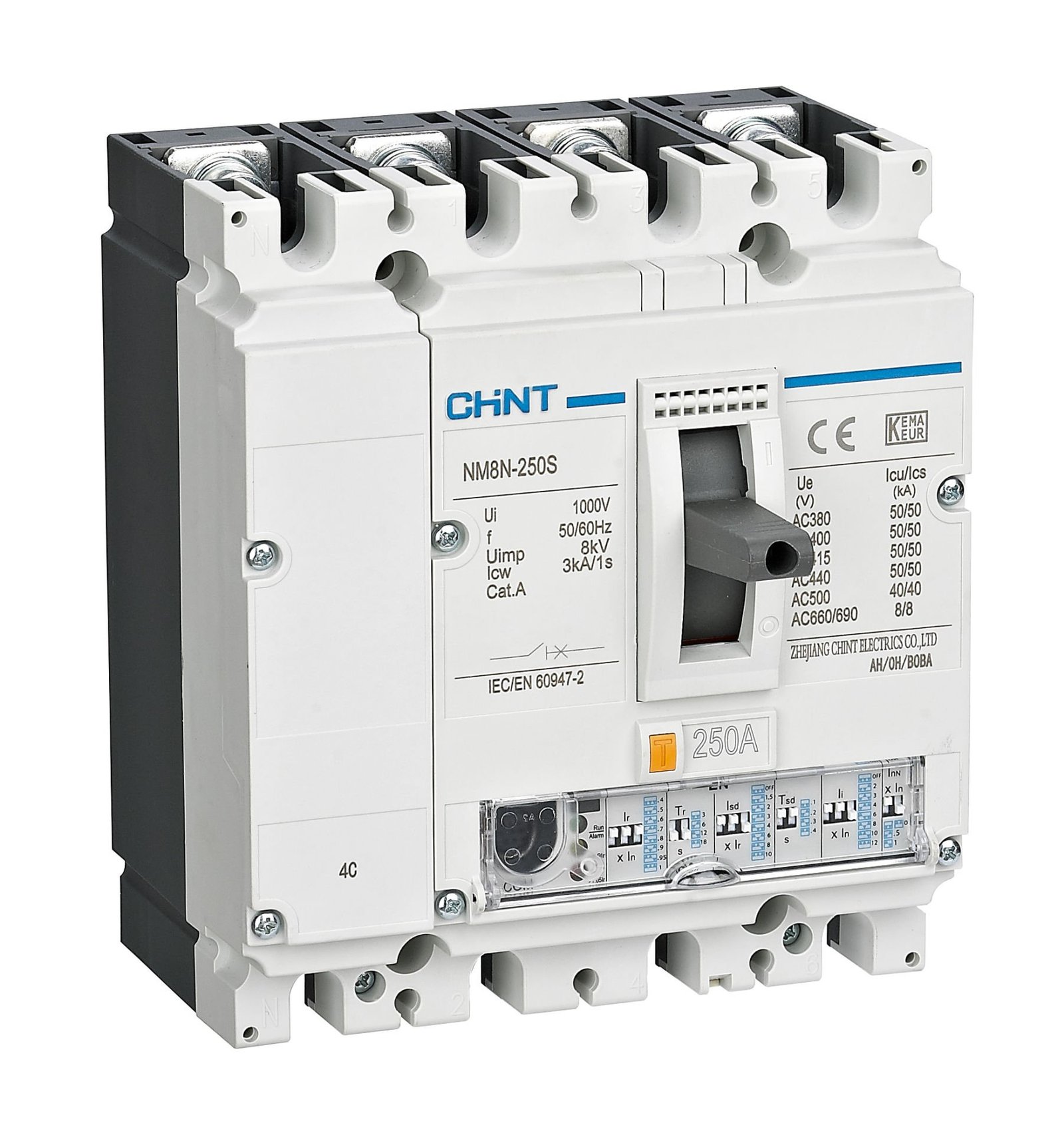 Chint (263104) NM8N-1600H 4 Kutuplu 1250A 100kA Termik Manyetik Ayarlı Devre Kesici