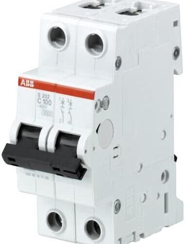ABB 2CDS252001R0804 S 202-C 80 (2X80A W-Otomat C Tipi 6kA)