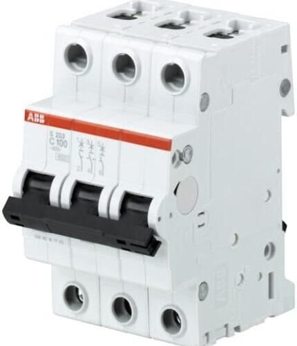 ABB 2CDS253001R0825 S 203-B 100 (3X100A W-Otomat B Tipi 6kA)