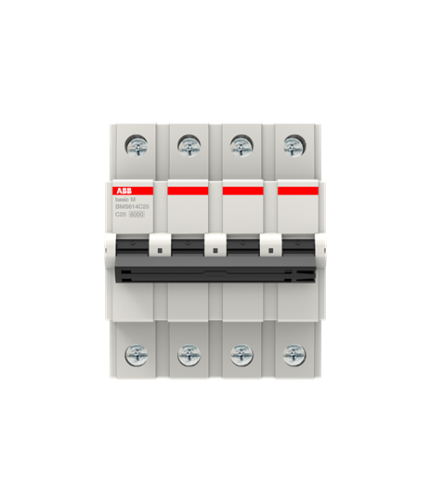 6kA, 4P, C-Char., 25A
