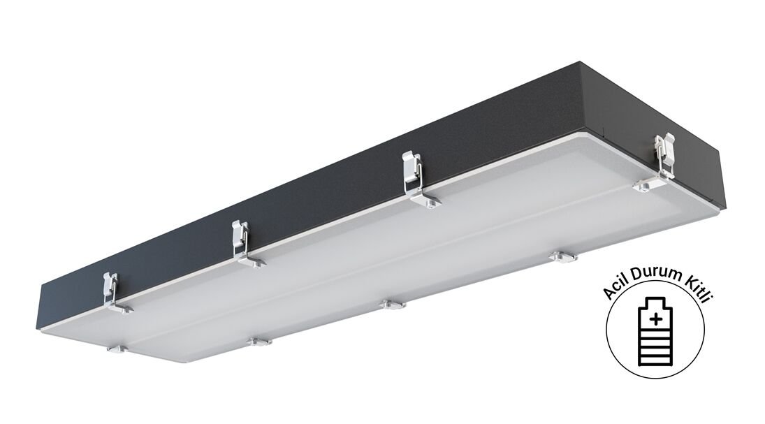 EAE REVOS Acil Kitli Yüksek Tavan LED Armatür 73W 4000K 9200lm 780mm