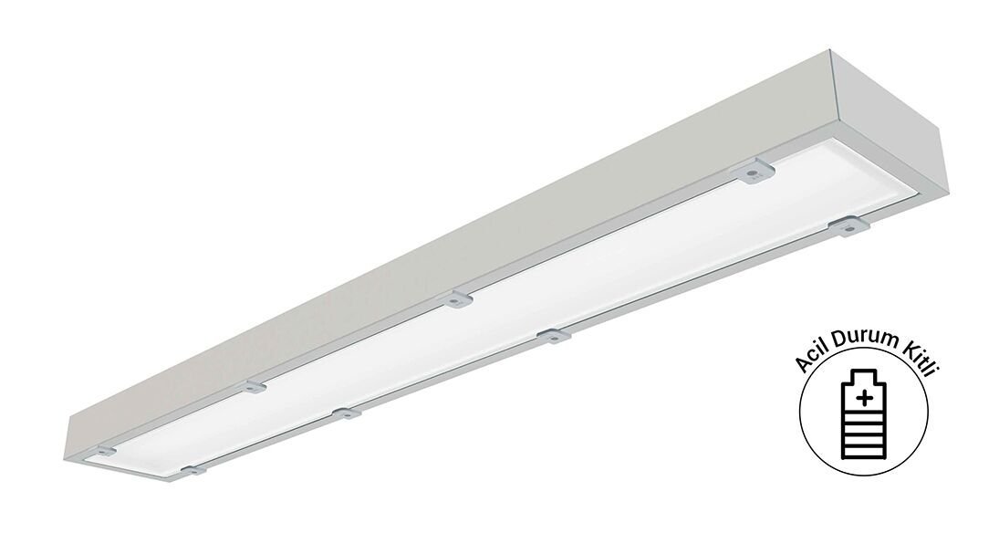 EAE REVOS NG Acil Kitli Yüksek Tavan LED Armatür 150W 6500K 18000lm 1488mm