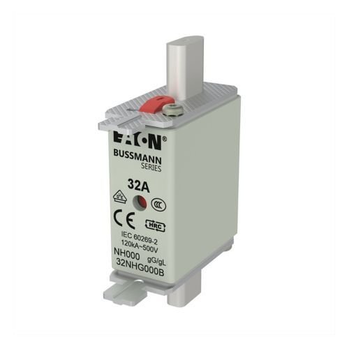 Eaton 32NHG000B NH Sigorta 00(000)-Boy, gG/gL, 500V, 120kA - 32 A (32NHG000B)