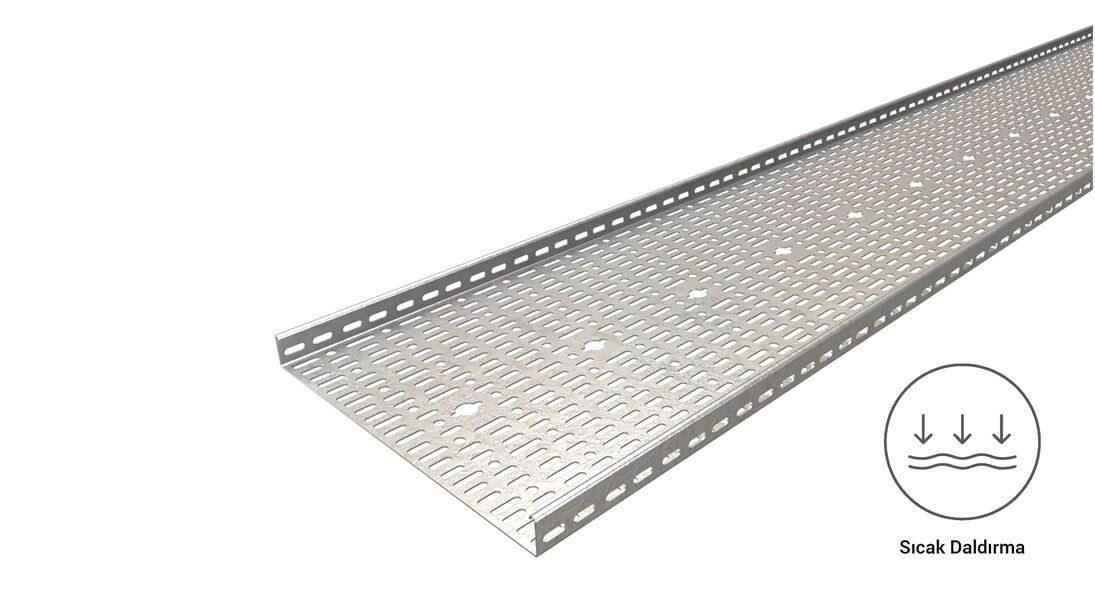EAE 40 Cty 400 - Sıcak Daldırma Kablo Kanalı (400X40X1,5mm)