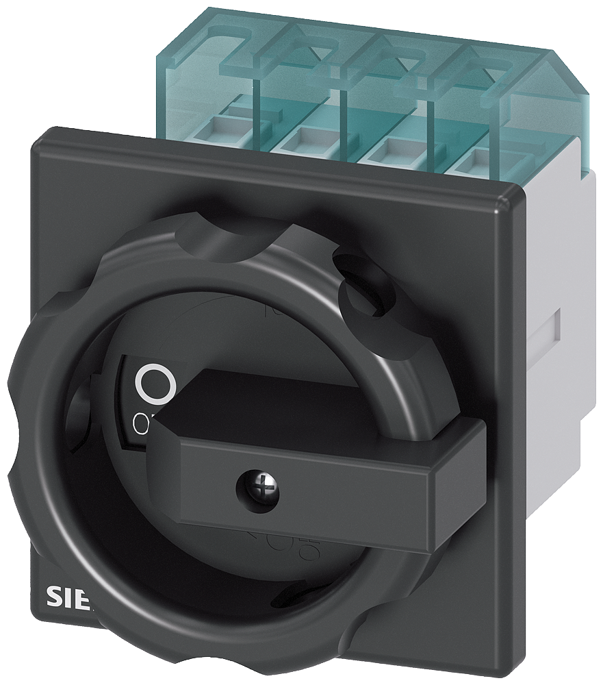 Siemens 3LD2003-0TK51 ACİL STOP ŞALTERLERİ , ÖNDEN TESPİTLİ TAHRİK KOLU SİYAH, A 16  7,5 KW