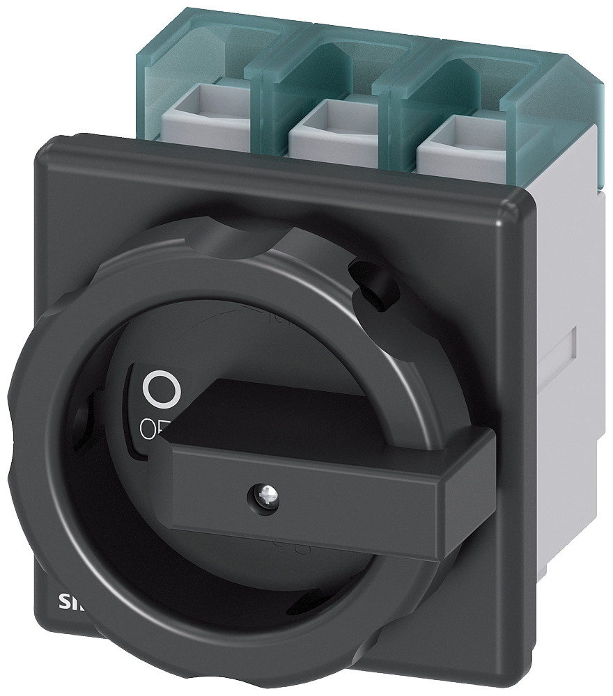 Siemens 3LD2704-0TK51 ACİL STOP ŞALTERLERİ, ÖNDEN TESPİTLİ TAHRİK KOLU SİYAH,  A100  37 KW