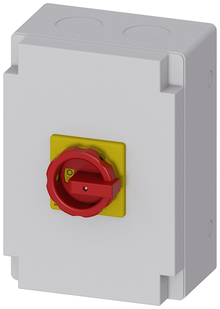Siemens 3LD2866-0TB53 3LD2 KUTULU TİPLER, IP65, TAHRİK KOLU SARI/KIRMIZI, 125A, 45 KW