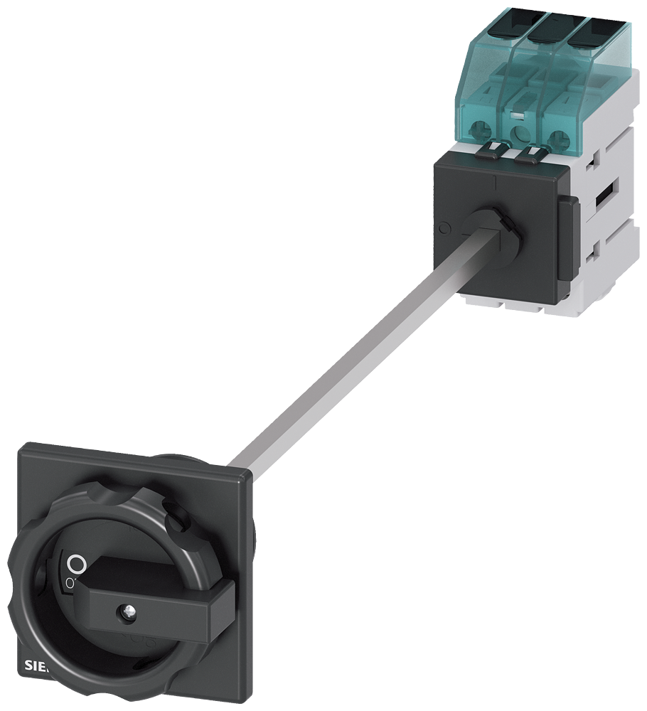 Siemens 3LD3448-0TK51 3LD3 ACİL STOP ŞALTERLERİ, DİPTEN TESPİTLİ TAHRİK KOLU, KİLİTLEMELİ, KAPI BAĞLANTILI, SİYAH 63A  22 KW