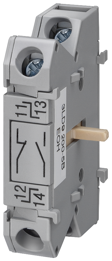 Siemens 3LD9200-5B ÖNDEN TESPİTLİ ŞALTER AKSESUARLARI, 1NO+1NC,  ŞALTER TİPİ 3LD20/21/22/25/27/28