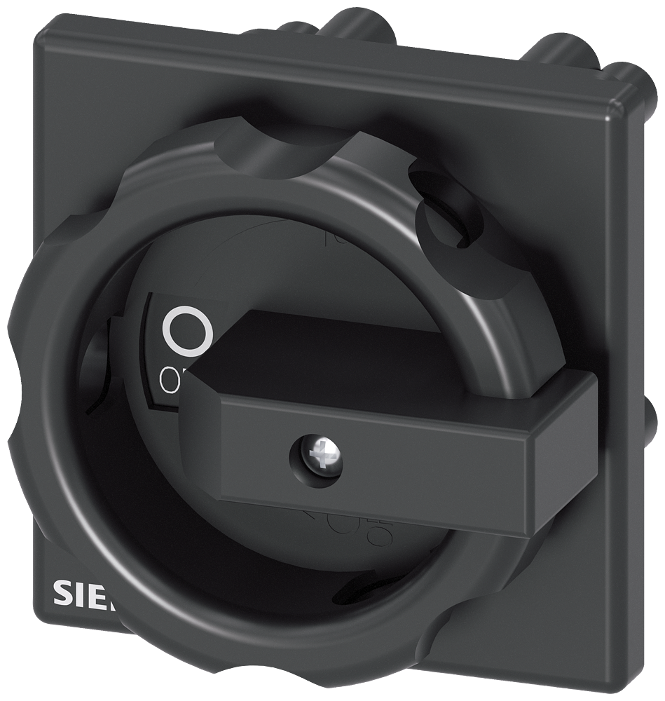 Siemens 3LD9344-4C 3LD3 ÖNDEN TESPİTLİ TAHRİK MANDALI,SİYAH (3LD3.50 için)