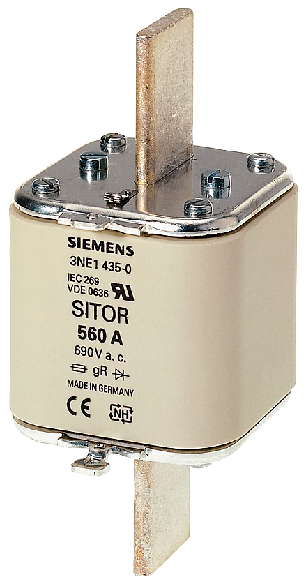 Siemens 3NE1436-0 SITOR SİGORTA; 690V AC; gR/gS;  630A; BOY:3