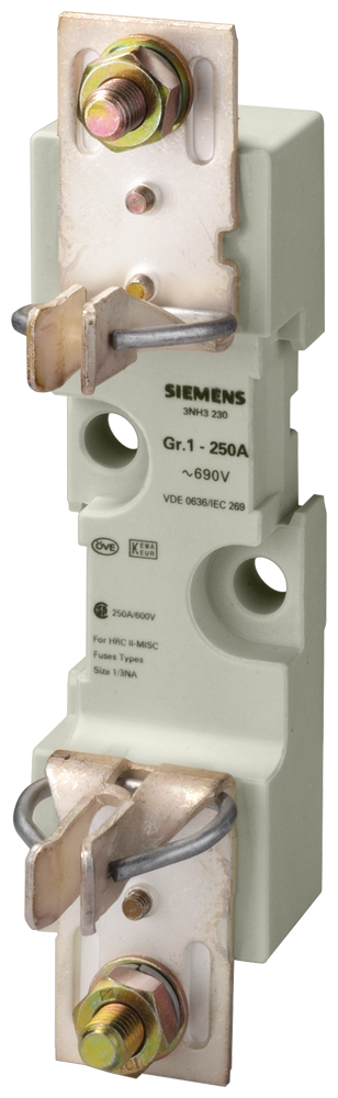 Siemens 3NH3230 NH-BIÇAKLI SİGORTA ALTLIĞI; 250 A; MONOFAZE; BOY 1; 49mm