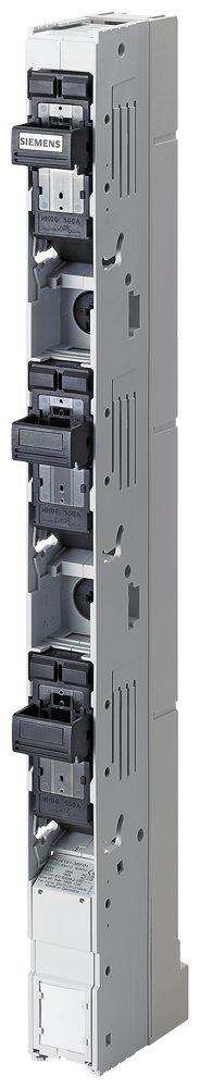 Siemens 3NJ4101-3BF01 3NJ4 SERİSİ DİKEY NH-SİGORTALI YÜK KESİCİLERİ, 1 kutup ayrı anahtarlı; 160A, BOY:00 ve 000; 185mm bara mesafesi, M8 YASSI BAĞLANTI