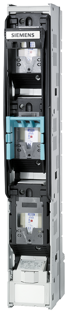 Siemens 3NJ4133-3BF01 3NJ4 SERİSİ DİKEY NH-SİGORTALI YÜK KESİCİLERİ, 3 kutup  anahtarlı; 400A, BOY:2 ve 1; 185mm bara mesafesi, M12 YASSI BAĞLANTI
