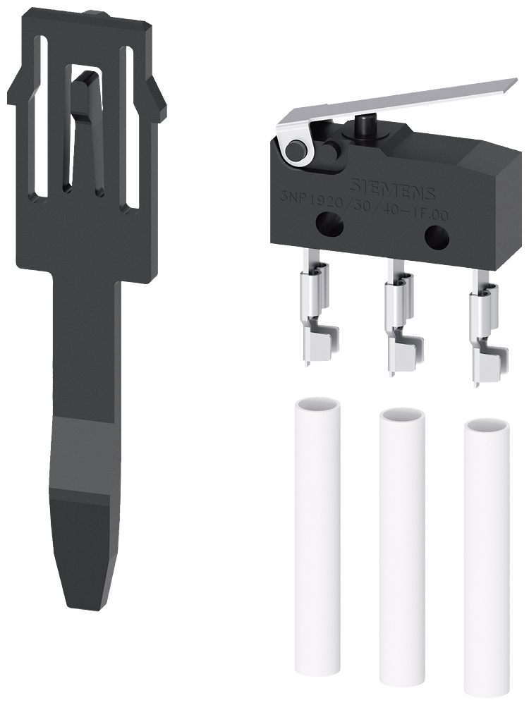 Siemens 3NP1930-1FA00 3NP1 SERİSİ NH BIÇAKLI SİGORTALI YÜK KESİCİLERİ İÇİN YARDIMCI KONTAK 1C/O (ENVERSÖR) , NH00 İÇİN