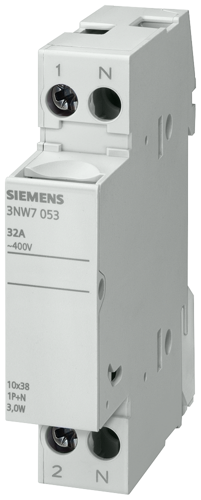 Siemens 3NW7313 SİLİNDİRİK SİGORTA YUVASI (KARTUŞ SİGORTA YUVASI); 8X32mm; 1 KUTUP; 20 A
