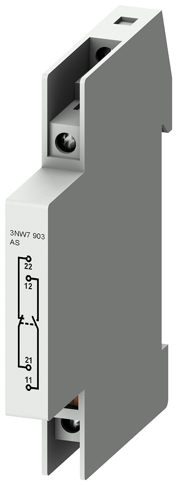 Siemens 3NW7903 SİLİNDİRİK SİGORTA YUVASI (KARTUŞ SİGORTA YUVASI) için YARDIMCI KONTAK; 1CO; 8X32mm ve 10X38mm