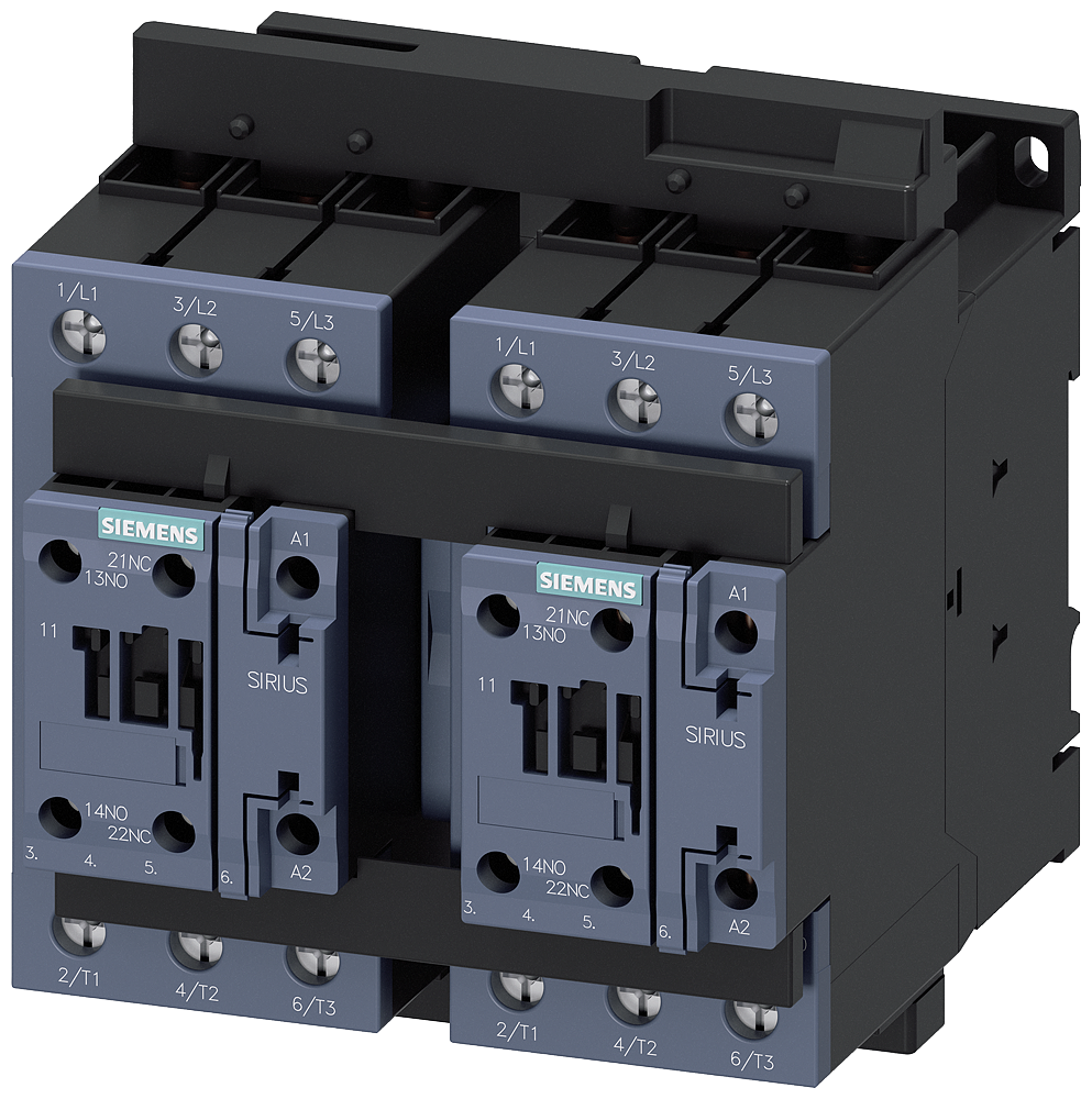 Siemens 3RA2337-8XB30-1AL2 KOMPLE MONTAJLI SAĞ-SOL DÖNÜŞ KOMBİNASYONLARI; 30KW; 65A; S2