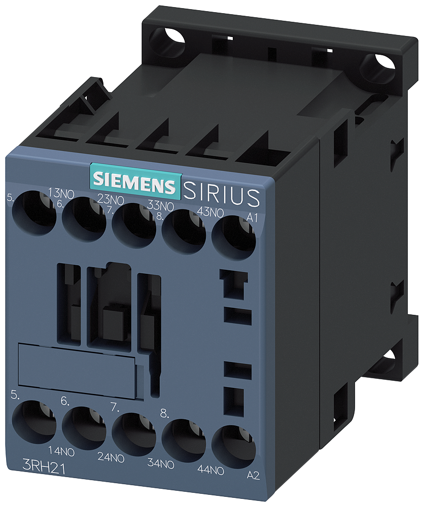 Siemens 3RH2140-1AH00 Yardımcı kontaktör, 4 NO, 48 V AC, 50 / 60 Hz, Boyut S00, vidalı terminal