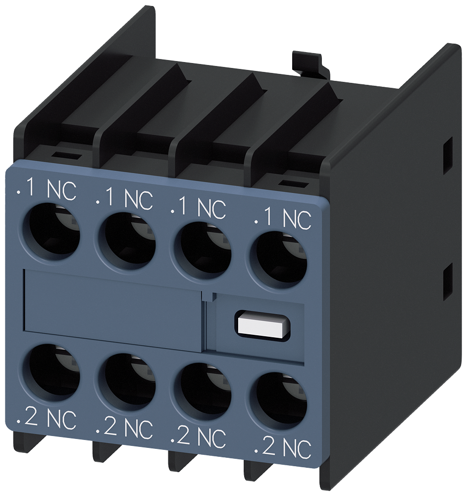 Siemens 3RH2911-1FA04 YARDIMCI KONTAK BLOKLARI; 3RT2 ÜZERİNE TAKILABİLEN TİPLER; BOY:S00 ve S0 4NC