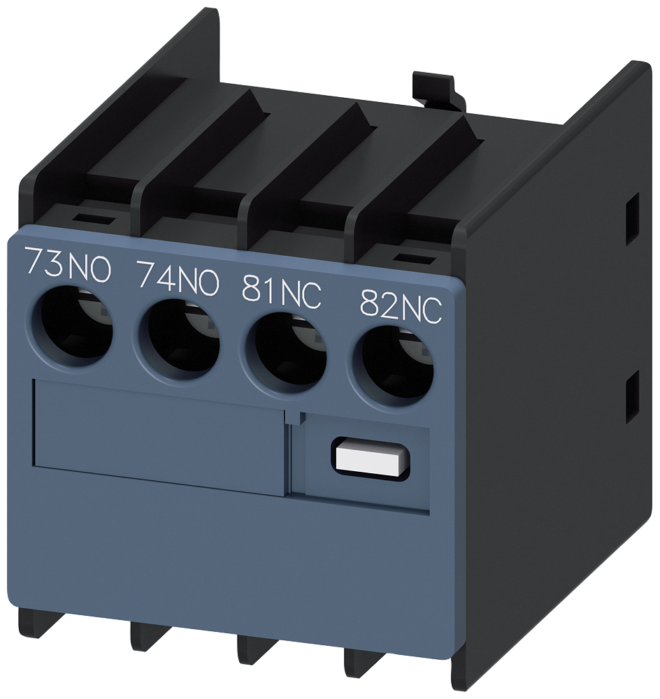 Siemens 3RH2911-1LA11 YARDIMCI KONTAK BLOKLARI; 3RT2 ÜZERİNE TAKILABİLEN TİPLER; BOY:S00 ve S0 1NO+1NC
