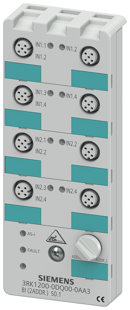 Siemens 3RK1200-0DQ00-0AA3 AS-I K60 Slave 8DI
