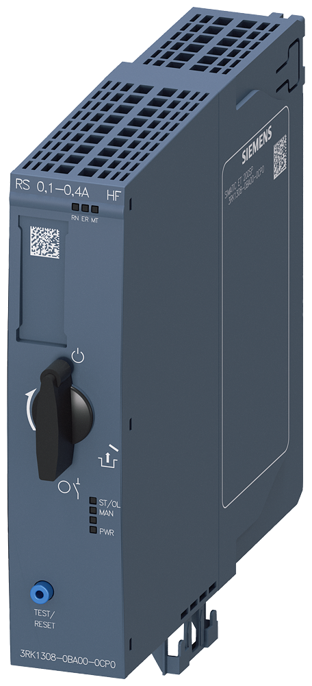 Siemens 3RK1308-0BA00-0CP0 ET200SP Sağ-Sol  Motor Yolverici; 0,12 kW; 0.1-0,4A