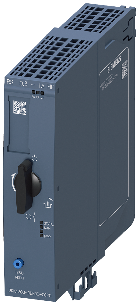 Siemens 3RK1308-0BB00-0CP0 ET200SP Sağ-Sol  Motor Yolverici; 0,25 kW; 0.3-1A