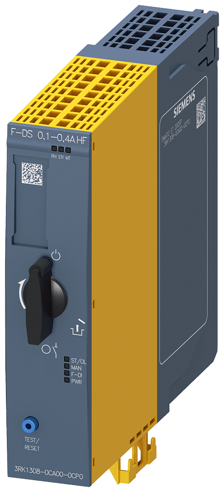 Siemens 3RK1308-0CA00-0CP0 ET200SP Emniyetli Direkt  Motor Yolverici; 0,12 kW; 0.1-0,4A