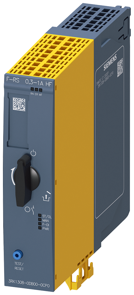 Siemens 3RK1308-0DB00-0CP0 ET200SP Emniyetli Sağ-Sol  Motor Yolverici; 0,25 kW; 0.3-1A