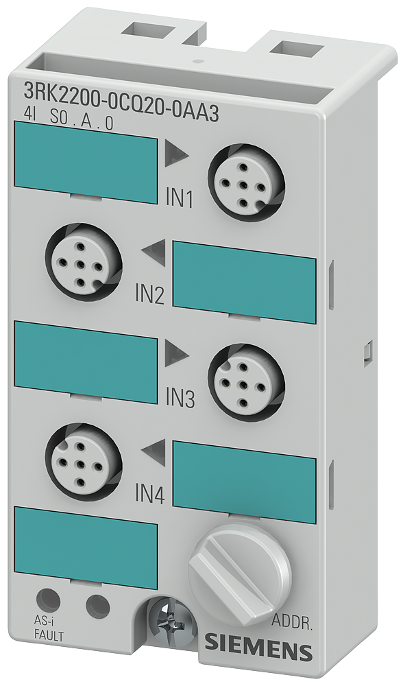Siemens 3RK2200-0CQ20-0AA3 AS-I K45 Slave - 4DI