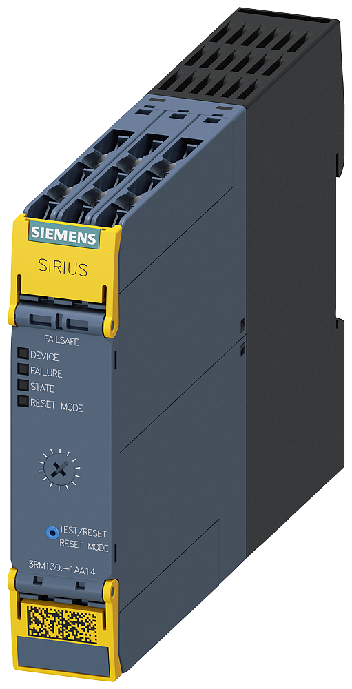 Siemens 3RM1302-1AA14 Sirius 3RM1 Emniyetli Motor Sağ-Sol Yolverici, Us=110..230VDC, 110V DC, Aşırı Koruma Akım Aralığı 0,4...2