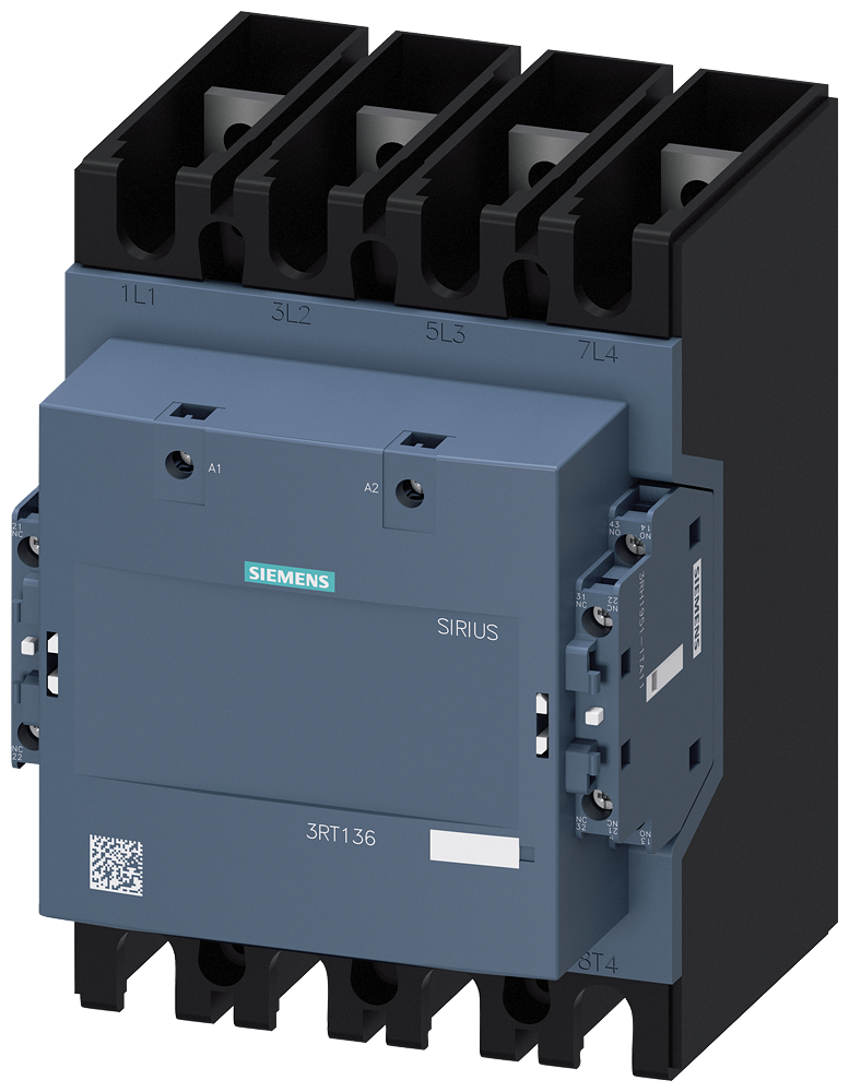 Siemens 3RT1364-6AP36 DÖRT KUTUPLU KONTAKTÖR; AC 230V BOBİNLİ; 350A