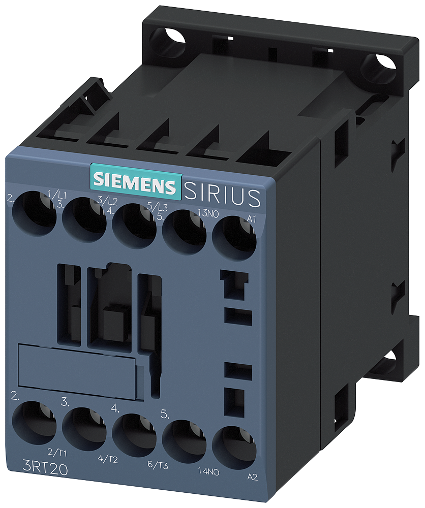 Siemens 3RT2015-1AF01 Güç kontaktörü, AC-3e/AC-3, 7 A, 3 kW / 400 V, 3 kutuplu, 110 V AC, 50/60 Hz, yardımcı kontaklar: 1 NO, vidalı terminal, boyut: S00