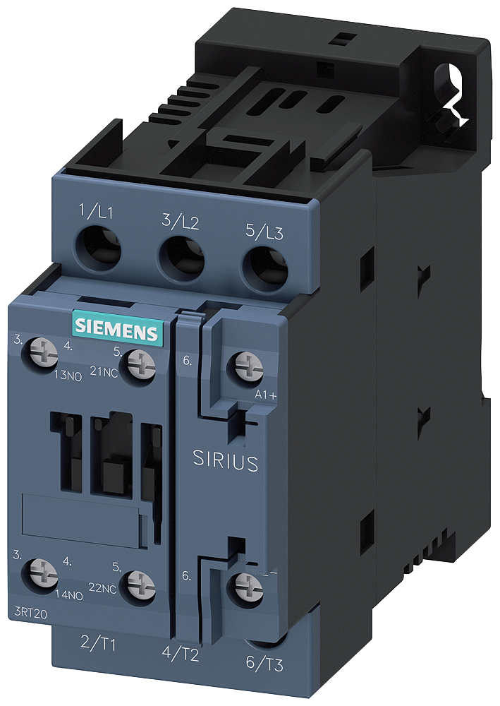 Siemens 3RT2023-1BB40 ÜÇ FAZLI; SIRIUS KONTAKTÖR; DC 24V BOBİNLİ; 4 KW; 1NO+1NC