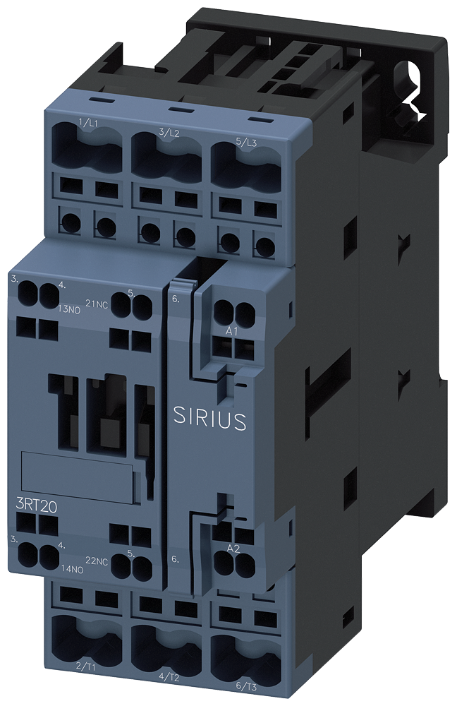 Siemens 3RT2026-2AP00 Güç kontaktörü, AC-3e/AC-3, 25 A, 11 kW / 400 V, 3 kutuplu, 230 V AC, 50 Hz, yardımcı kontaklar: 1 NO + 1 NC, yaylı terminal, boyut: S0