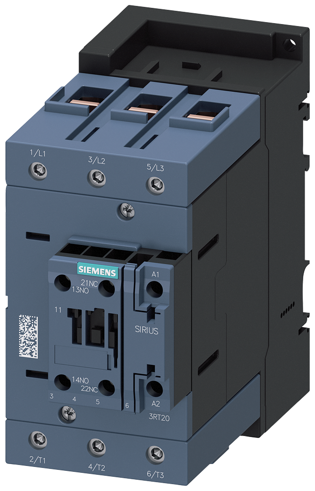 Siemens 3RT2045-1AF00 Güç kontaktörü, AC-3e/AC-3, 80 A, 37 kW / 400 V, 3 kutuplu, 110 V AC, 50 Hz, yardımcı kontaklar: 1 NO + 1 NC, vidalı terminal, boyut: S3